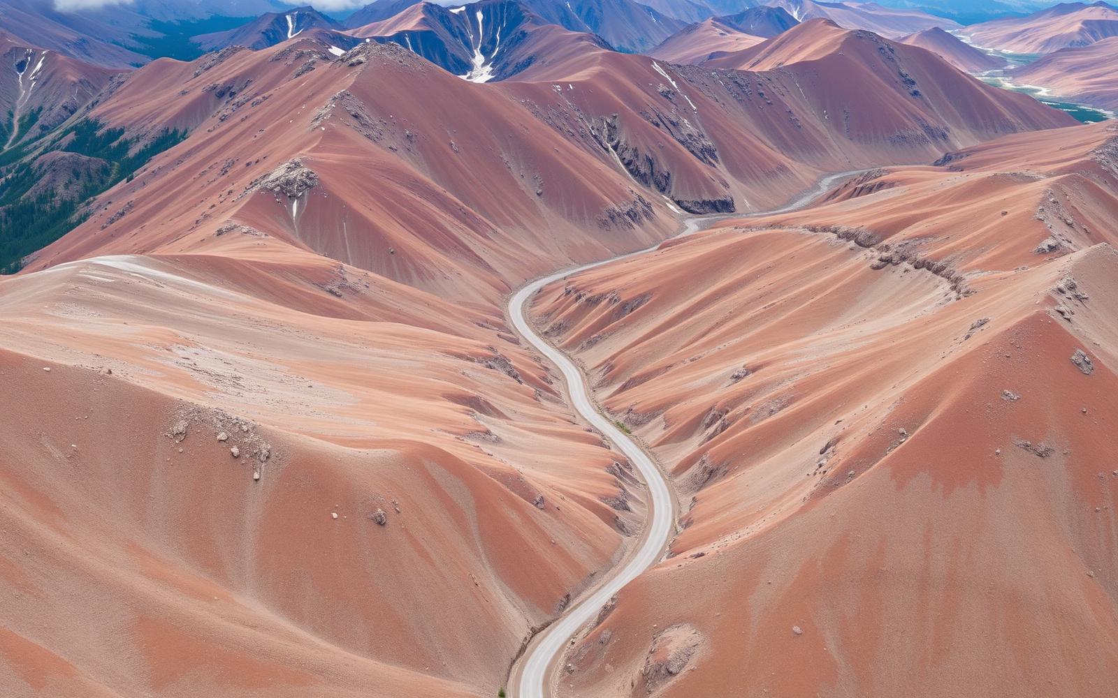 Justin Gold Tungsten Project terrain